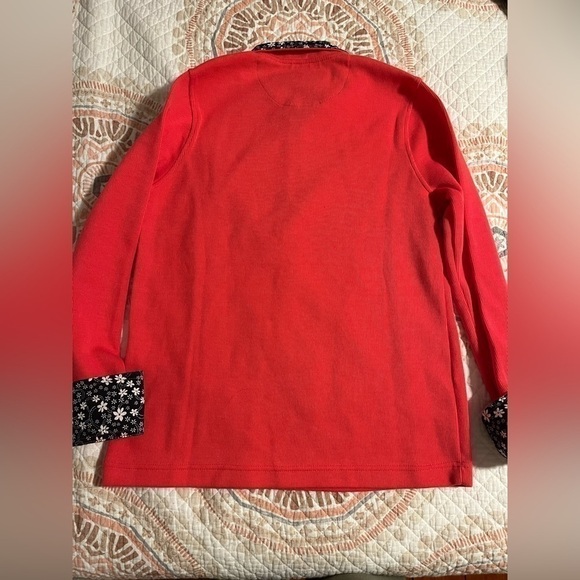 ORVIS NWT pink 1/4 Zip Pull over sweater Size Small - Picture 2 of 6